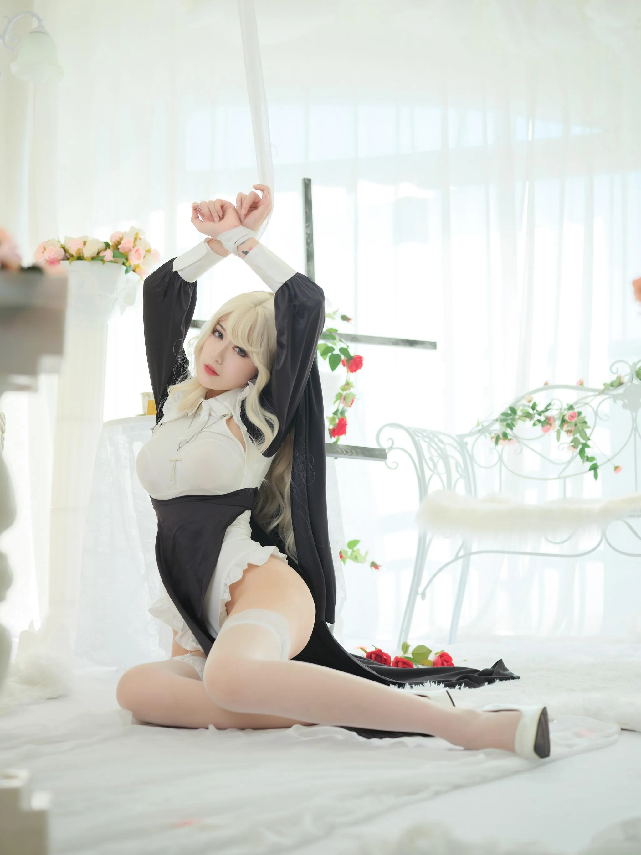 一米八的大梨子 – NO.014 修女 [36P]插图6